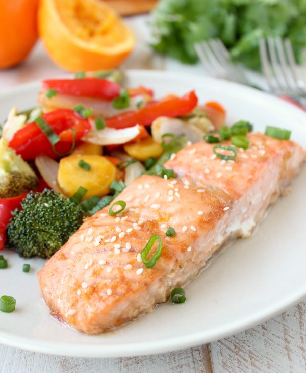 Chinese Orange Glazed Salmon Recipe