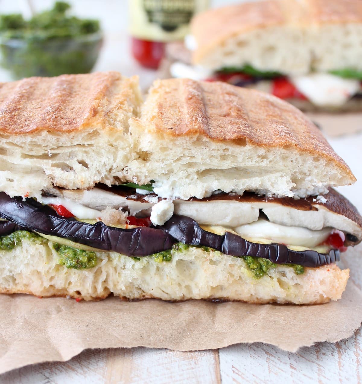 Vegetarian Italian Panini Recipe