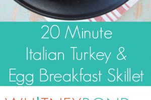 20 Minute Italian Turkey Sausage & Egg Breakfast Skillet Recipe