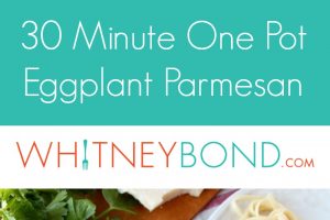 30 Minute One-Pot Easy Eggplant Parmesan Recipe