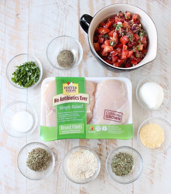 Bruschetta Chicken Parmesan Recipe Ingredients
