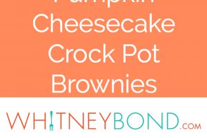 Pumpkin Cheesecake Crock Pot Brownies