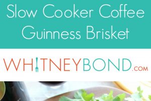 Slow Cooker Coffee Guinness Brisket Sandwich