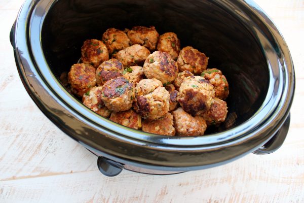 Slow Cooker Thai Peanut Turkey Meatballs Recipe