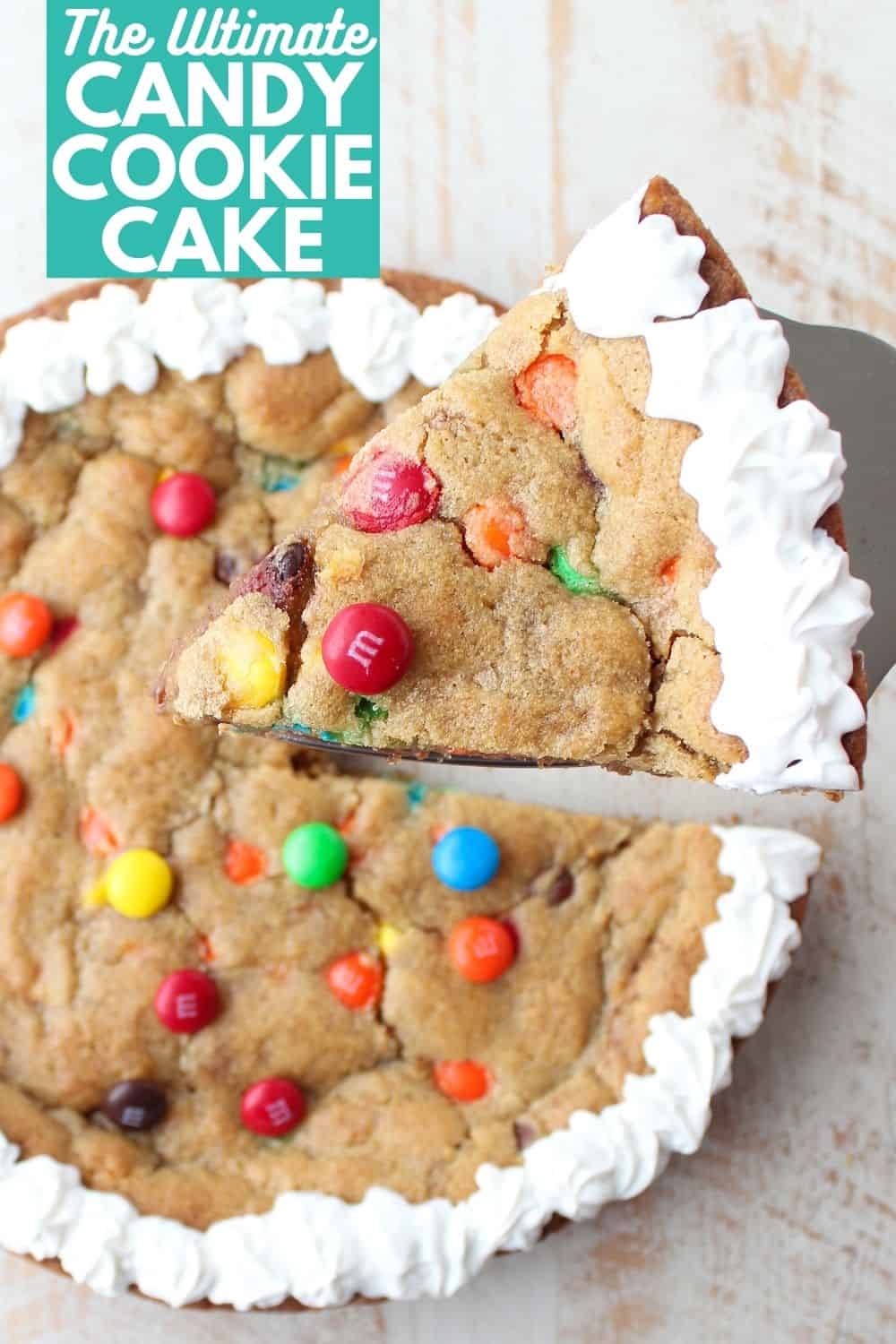The Ultimate Candy Cookie Cake Recipe - WhitneyBond.com