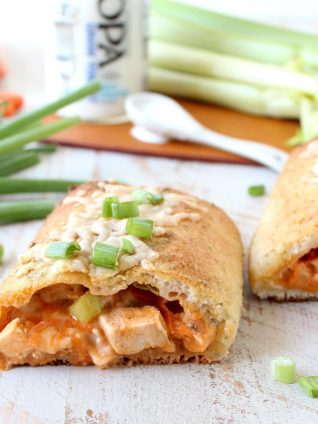 This Buffalo Chicken Bake Recipe is a recreation of the Costco Chicken Bake with a buffalo sauce twist, it's so easy to make & totally delicious!