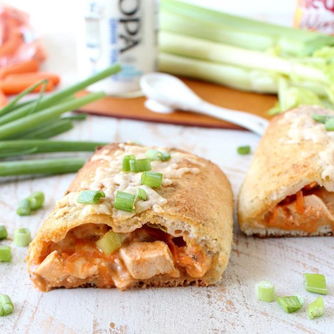 This Buffalo Chicken Bake Recipe is a recreation of the Costco Chicken Bake with a buffalo sauce twist, it's so easy to make & totally delicious!