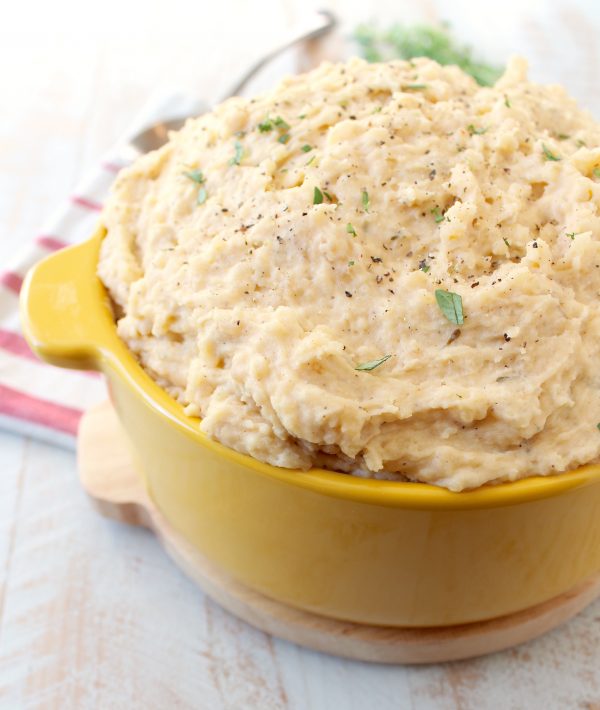 Potatoes are roasted in cajun seasonings, then mashed with cream cheese, & butter in this delicious Cajun Mashed Potatoes recipe, served with Cajun Turkey!