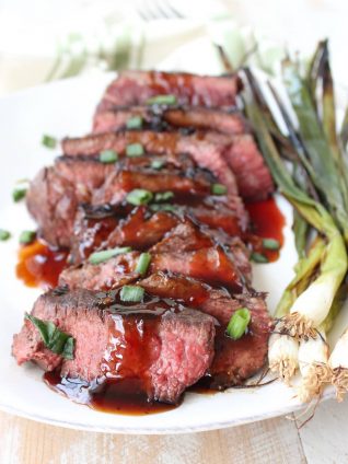 The most delicious homemade Korean BBQ sauce is tossed with boneless short ribs and either grilled or sous vide for a scrumptious and easy meal!