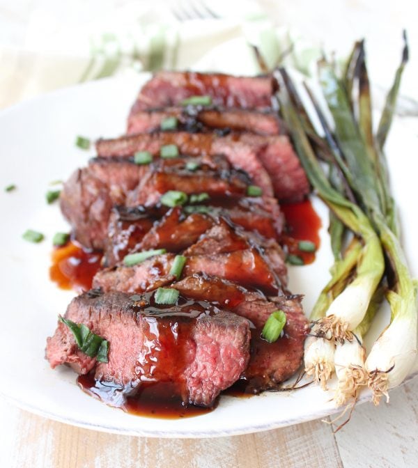 The most delicious homemade Korean BBQ sauce is tossed with boneless short ribs and either grilled or sous vide for a scrumptious and easy meal!