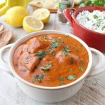 This 30 Minute Indian Butter Chicken recipe is a quick & easy twist on a classic Indian dish that's perfect served with cilantro rice & garlic naan!
