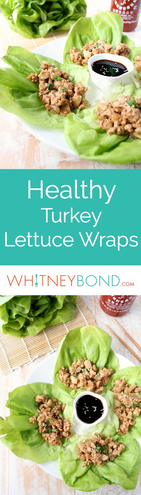 Healthy Turkey Lettuce Wraps Recipe - WhitneyBond.com