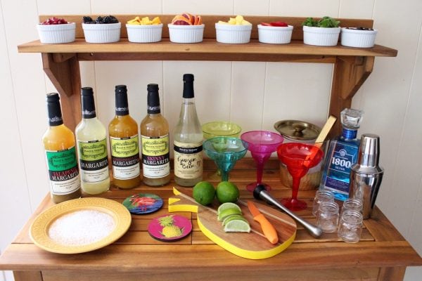 There's nothing more fun than a make your own Margarita Bar! Create one with ease for your next party or event and impress all of your guests!