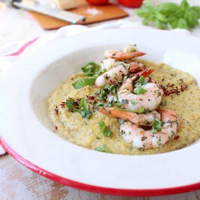 Italian Shrimp & Polenta Recipe - WhitneyBond.com