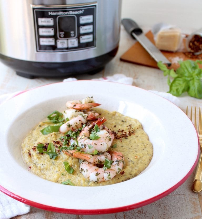 Italian Shrimp & Polenta Recipe - WhitneyBond.com