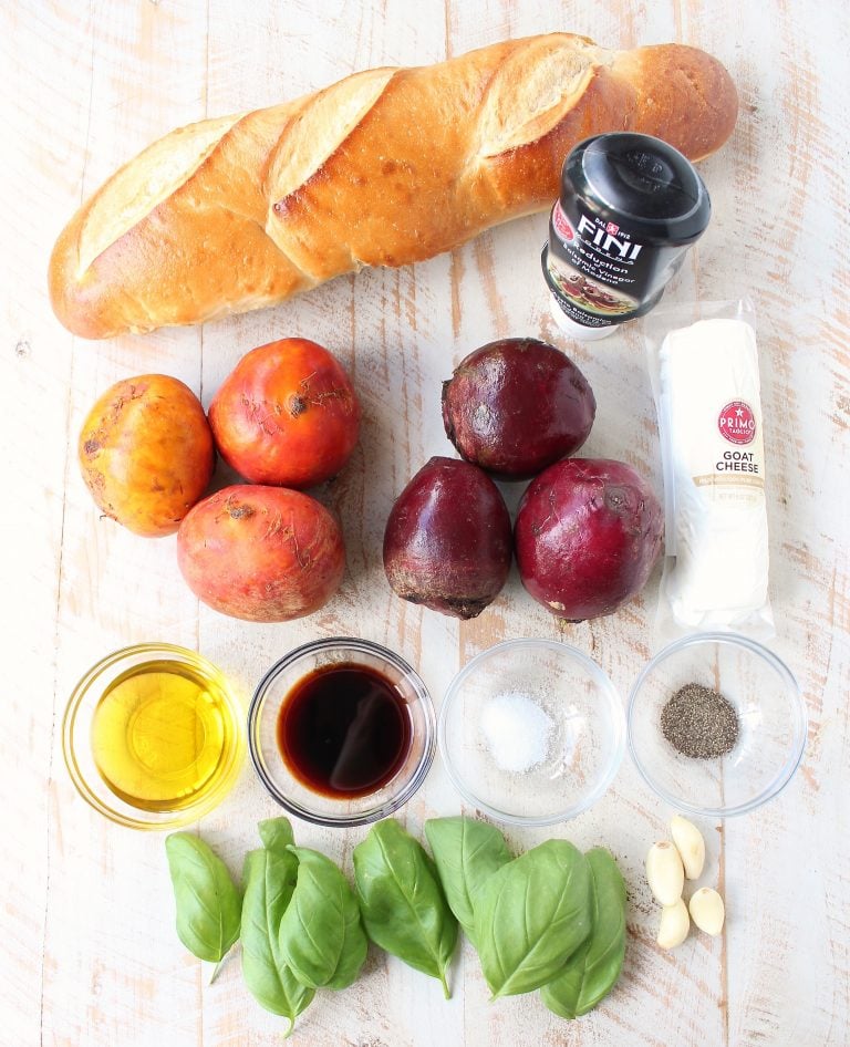 Beet Bruschetta with Goat Cheese Recipe