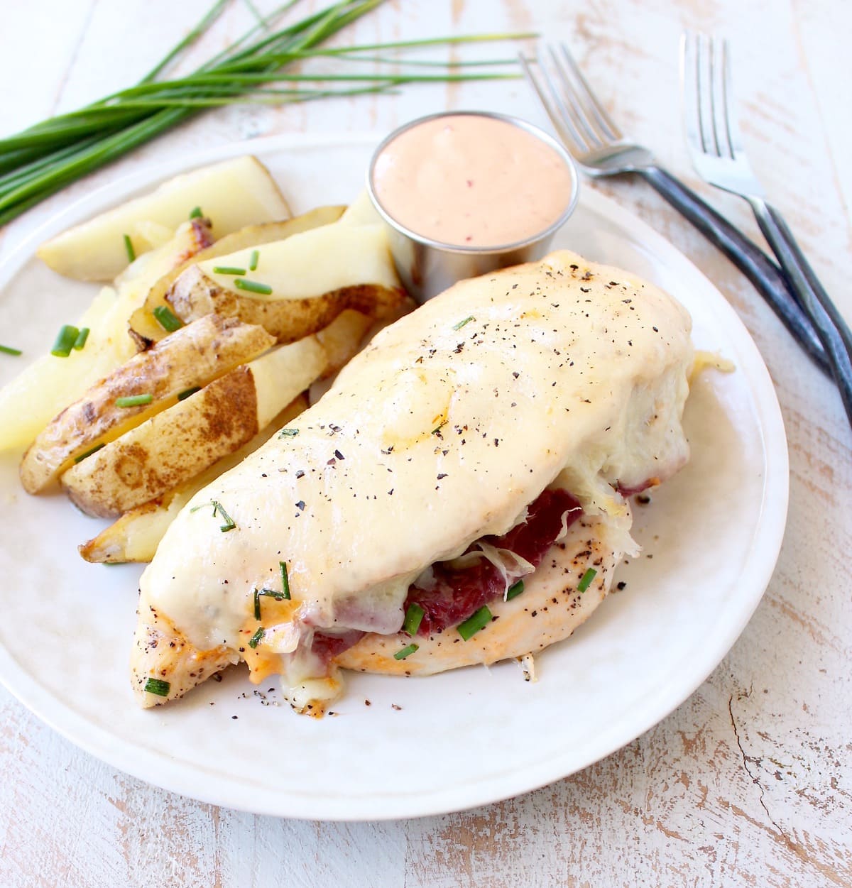 Reuben Chicken Recipe - Quick & Easy - WhitneyBond.com