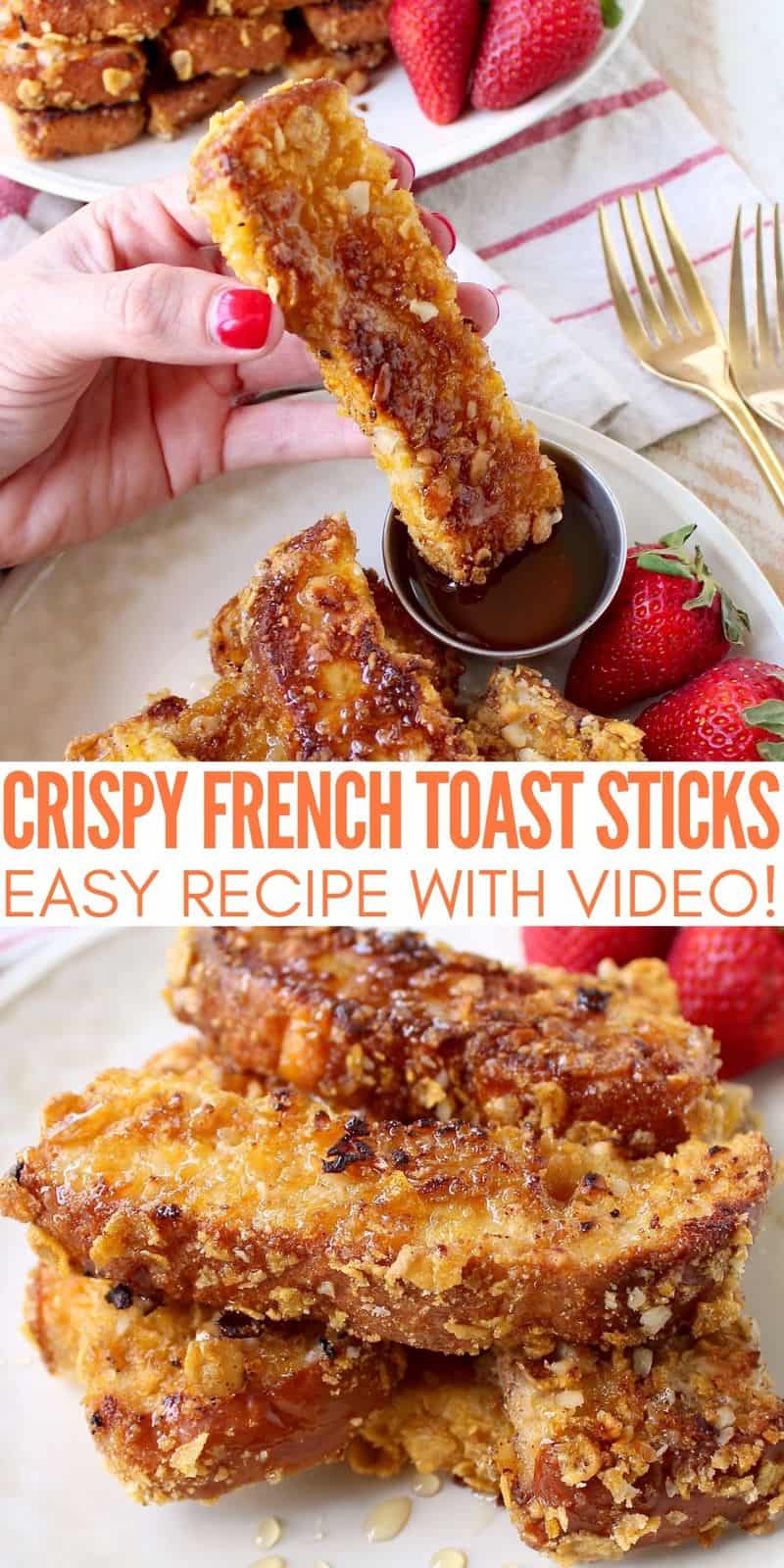 Macadamia Nut Crispy French Toast Sticks