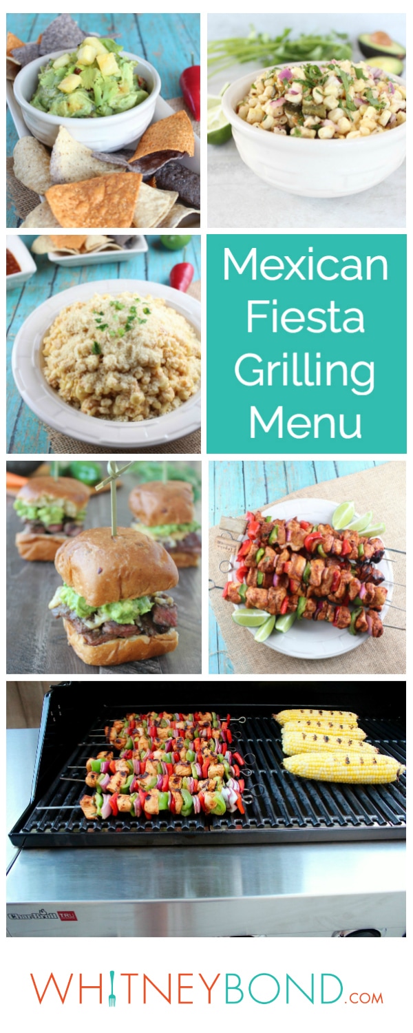 Whether it's a Mexican Fiesta, Southern Style BBQ or Vegetarian Cookout, these Grilling Menu Ideas will help you throw a delicious summer party!