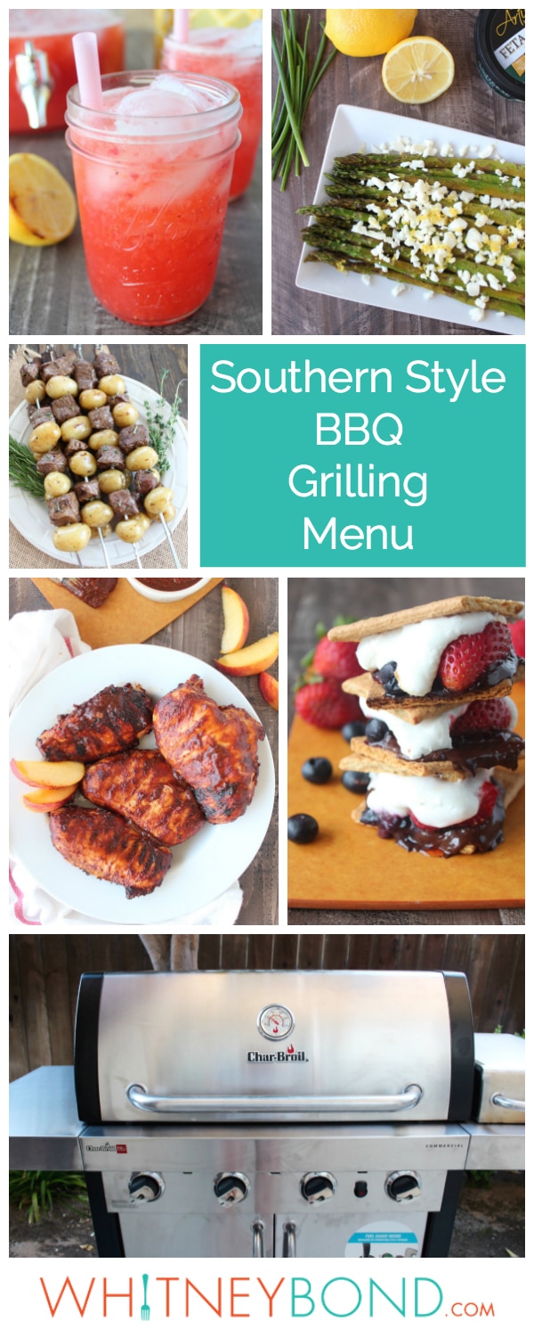 Whether it's a Mexican Fiesta, Southern Style BBQ or Vegetarian Cookout, these Grilling Menu Ideas will help you throw a delicious summer party!