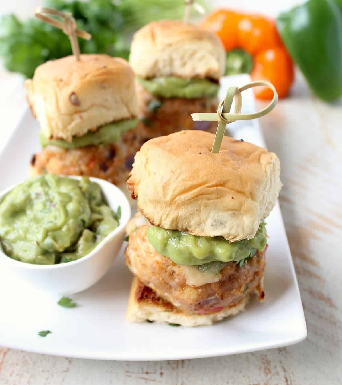 Fajita Meatball Sliders on Hawaiian Rolls - WhitneyBond.com