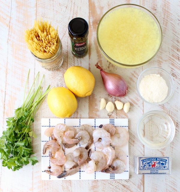 In just one pot and 20 minutes, whip up this delicious shrimp piccata pasta cooked in a scrumptious lemony, garlic, white wine sauce!