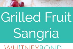 Red Wine Sangria is given a delicious twist in this refreshing cocktail recipe that features cinnamon sugar grilled peaches, apples, oranges and lemons!