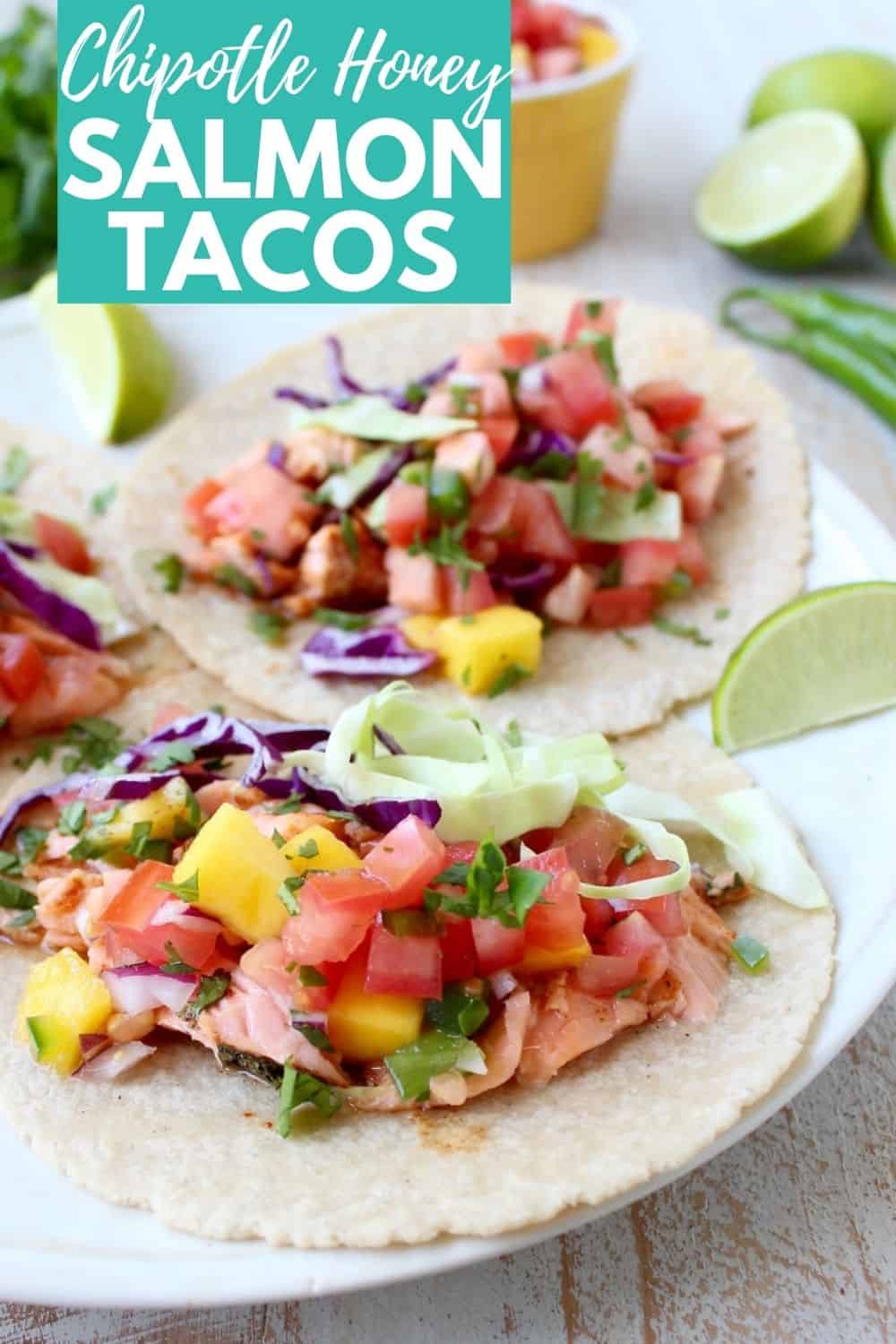 Salmon Tacos with Chipotle Honey Glaze Recipe