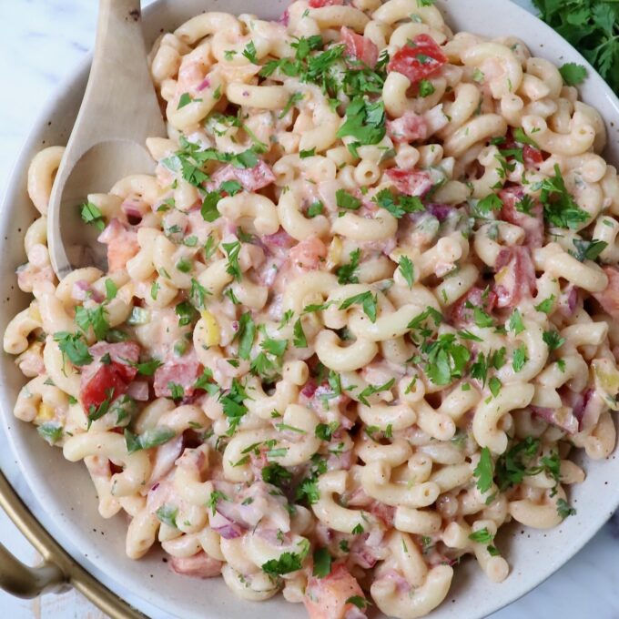 Spicy Macaroni Salad Recipe