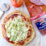 All of the ingredients in a traditional Italian Sub, like salami, pepperoni & provolone, top this delicious Italian Sub Pizza Recipe, easily made in under 30 minutes in the oven or on the grill!