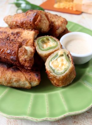 Jalapeno Popper Egg Rolls Recipe - WhitneyBond.com