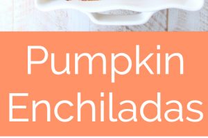 Pumpkin enchiladas put a great fall spin on the traditional Mexican dish, made with a simple red pumpkin sauce & filled with chorizo, cheese or veggies!
