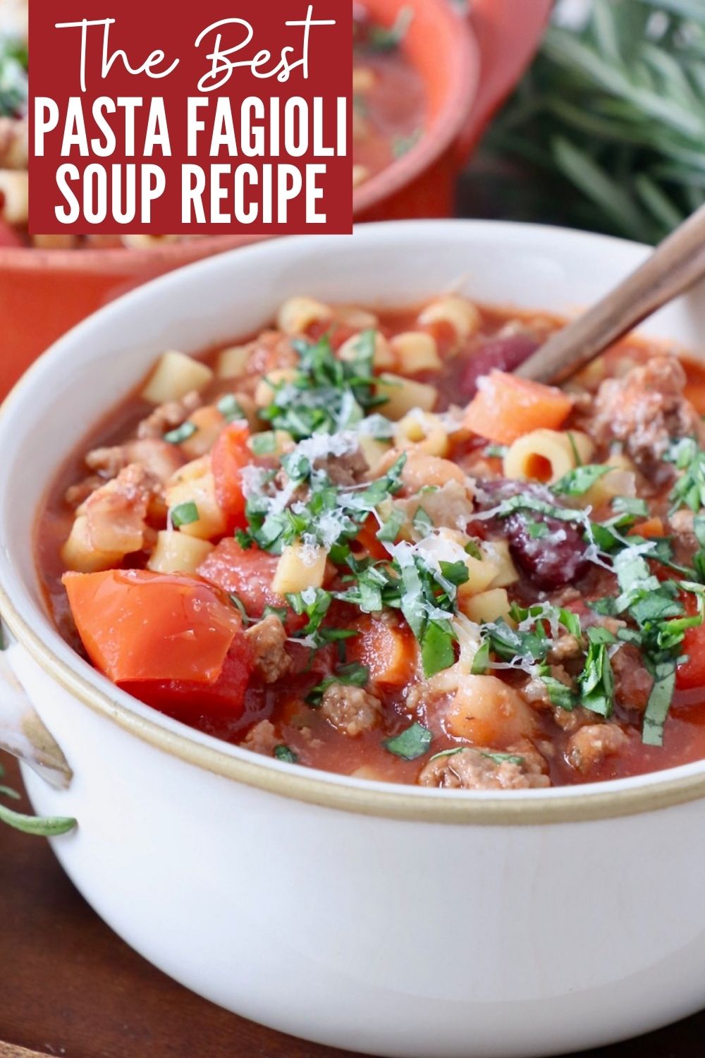 Pasta Fagioli Soup Recipe - WhitneyBond.com