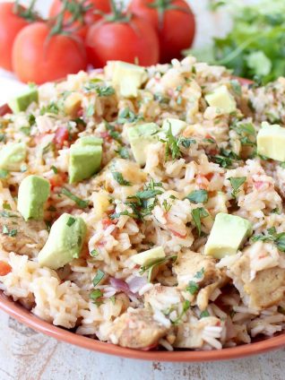 In one pot and under an hour, whip up this delicious Taco Chicken and Rice for dinner, it's flavorful, easy to make and gluten free!