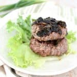 Whole30 Hamburgers are healthy, packed with protein, and gluten free, they're wrapped in lettuce and topped with a sesame scallion sauce for a flavorful meal!