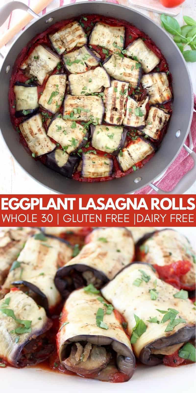 Eggplant Roll Ups Whole30 Recipe