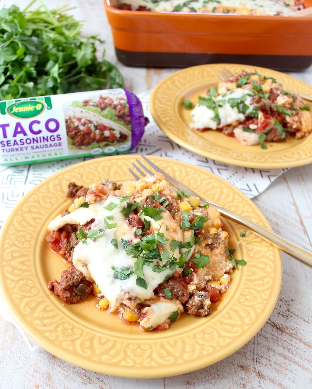 Taco Casserole on plate