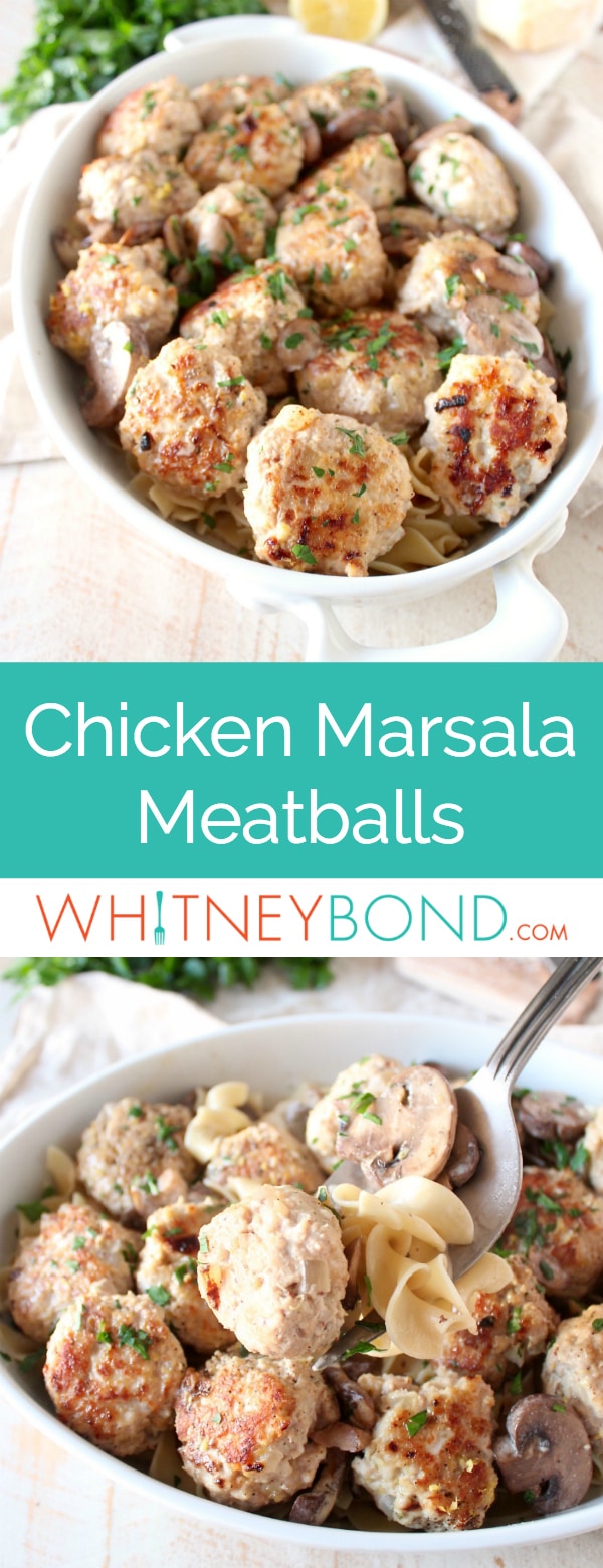 Chicken Marsala Meatballs Recipe