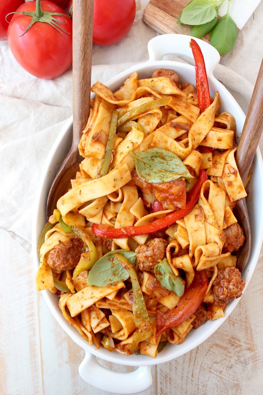 Italian Drunken Noodles Recipe