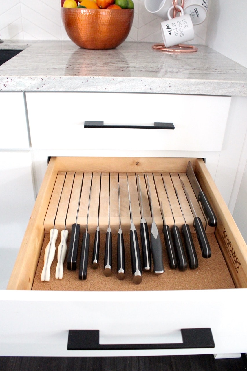 kitchen drawer insert for knives