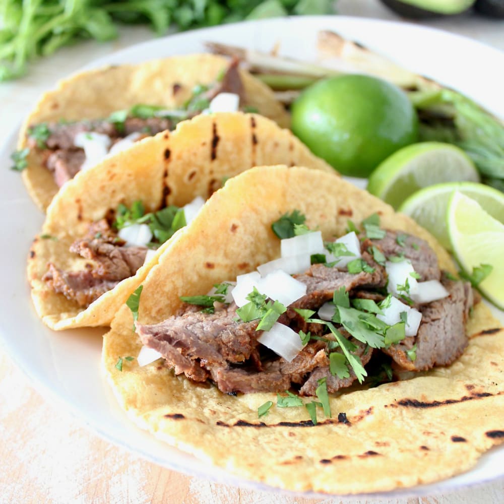 The BEST Carne Asada Tacos Recipe (with video!) - WhitneyBond.com