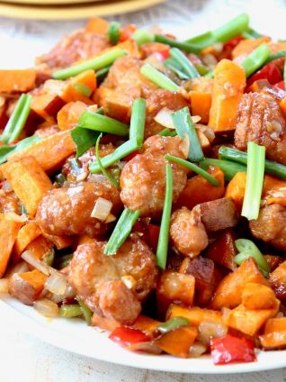 General Tso's Sweet Potato Hash