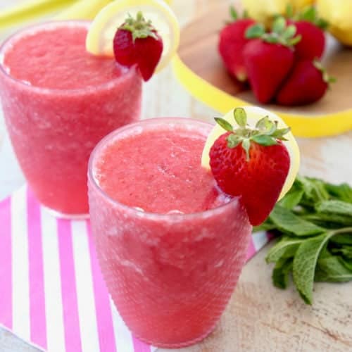 Lemon Berry White Wine Slushies Recipe - WhitneyBond.com