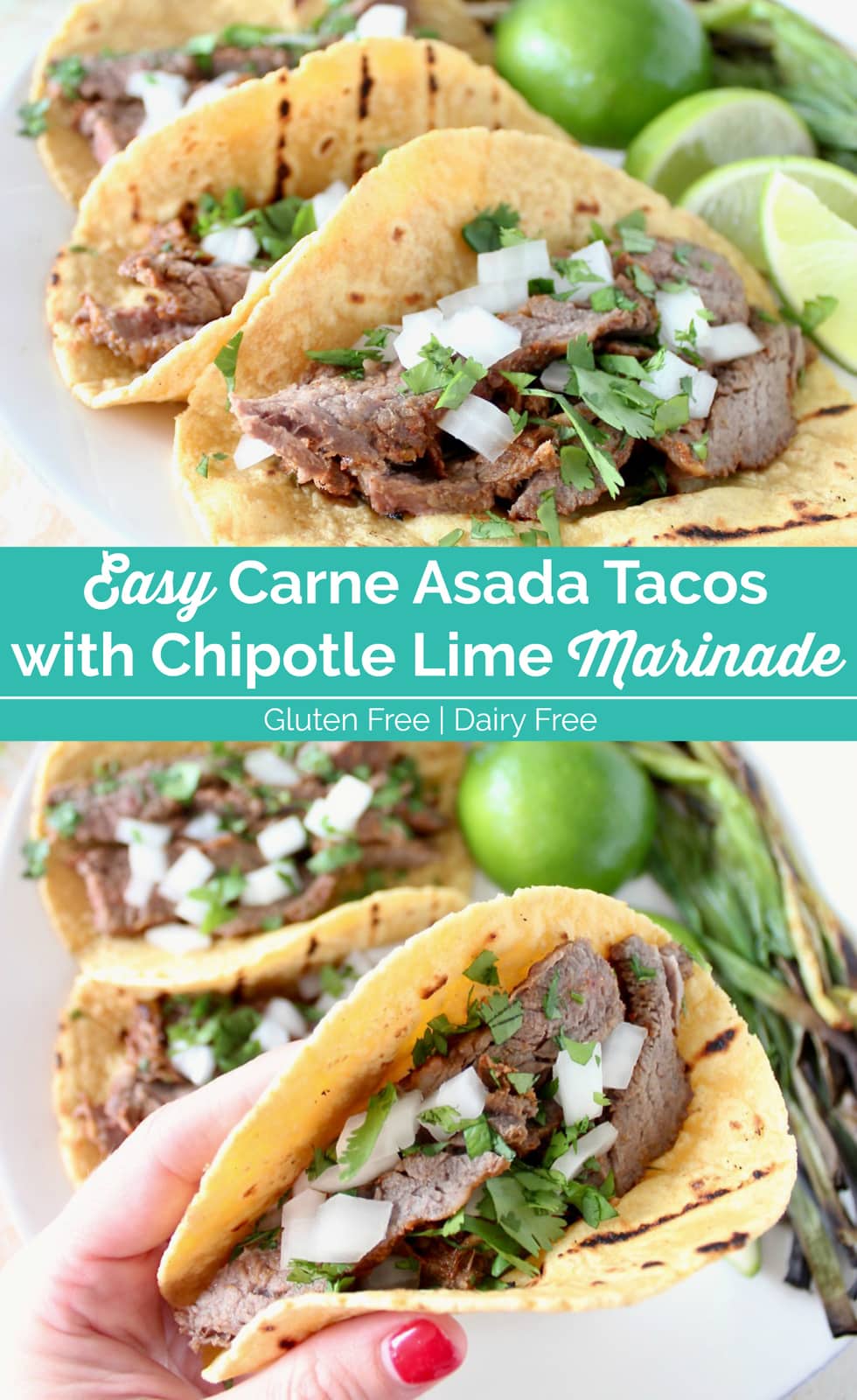 The BEST Carne Asada Tacos Recipe (with video!) - WhitneyBond.com