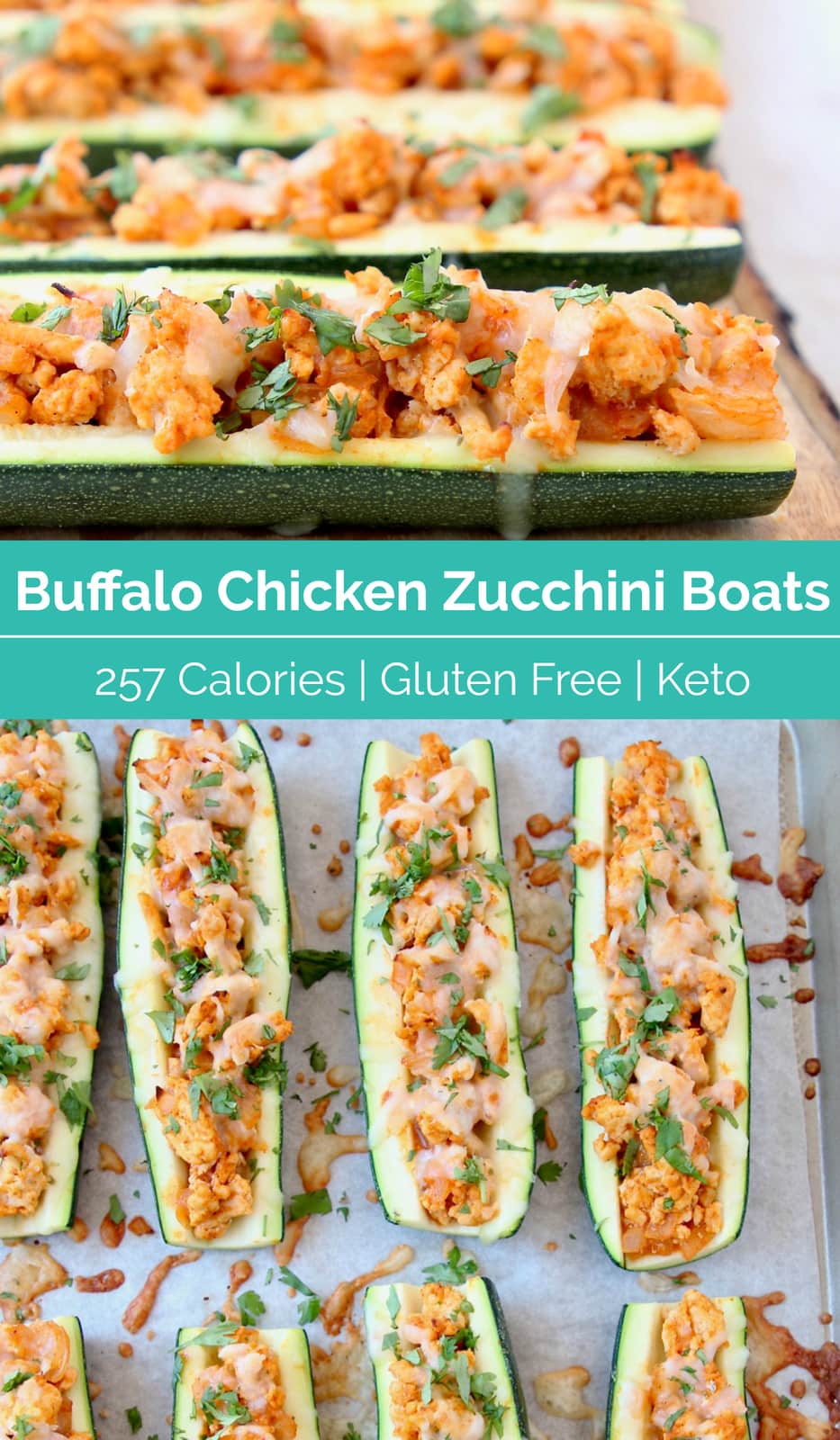 Zucchini Boats With Buffalo Chicken Easy Recipe Whitneybond Com