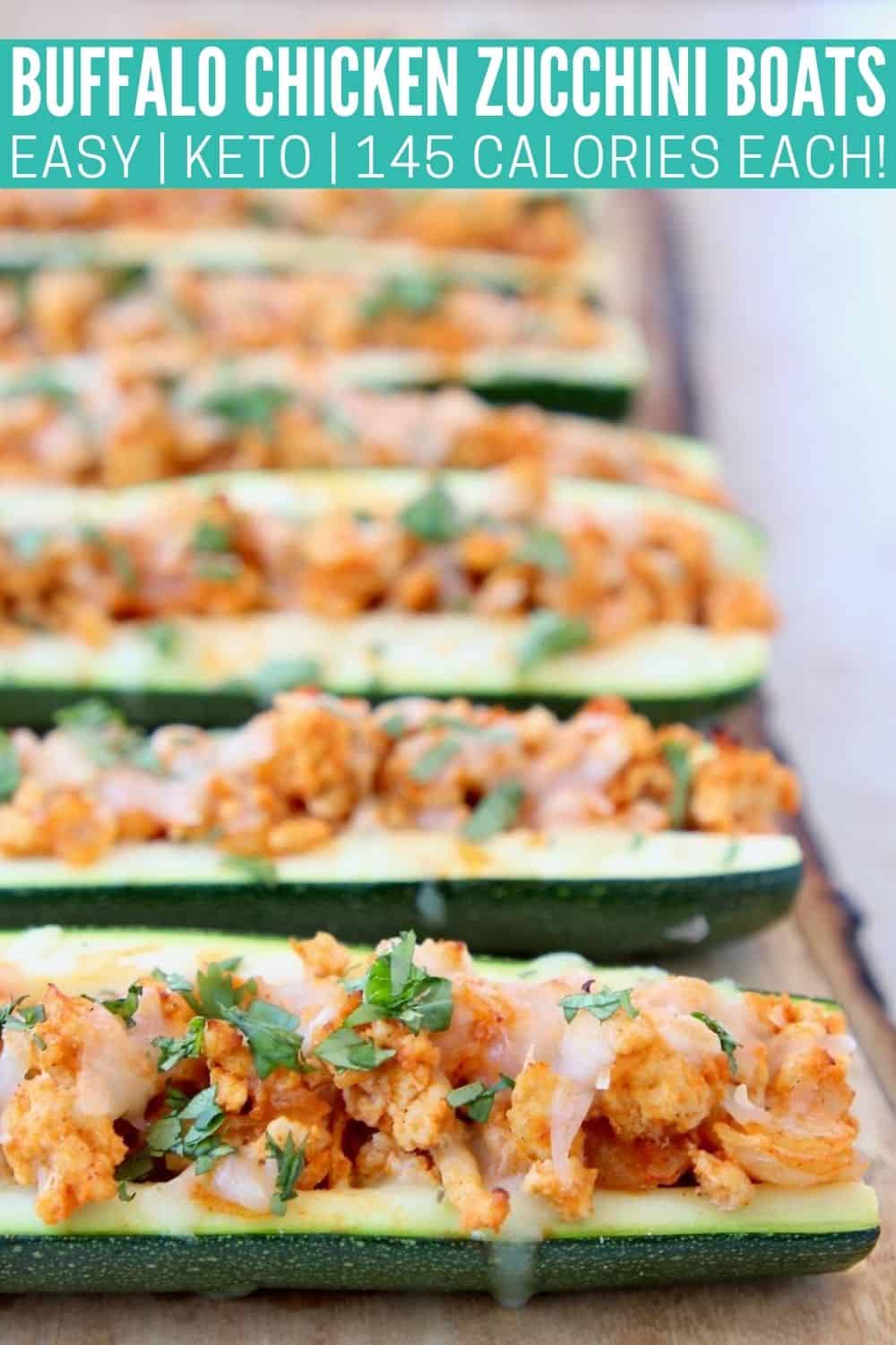 Zucchini Boats With Buffalo Chicken Easy Recipe Whitneybond Com