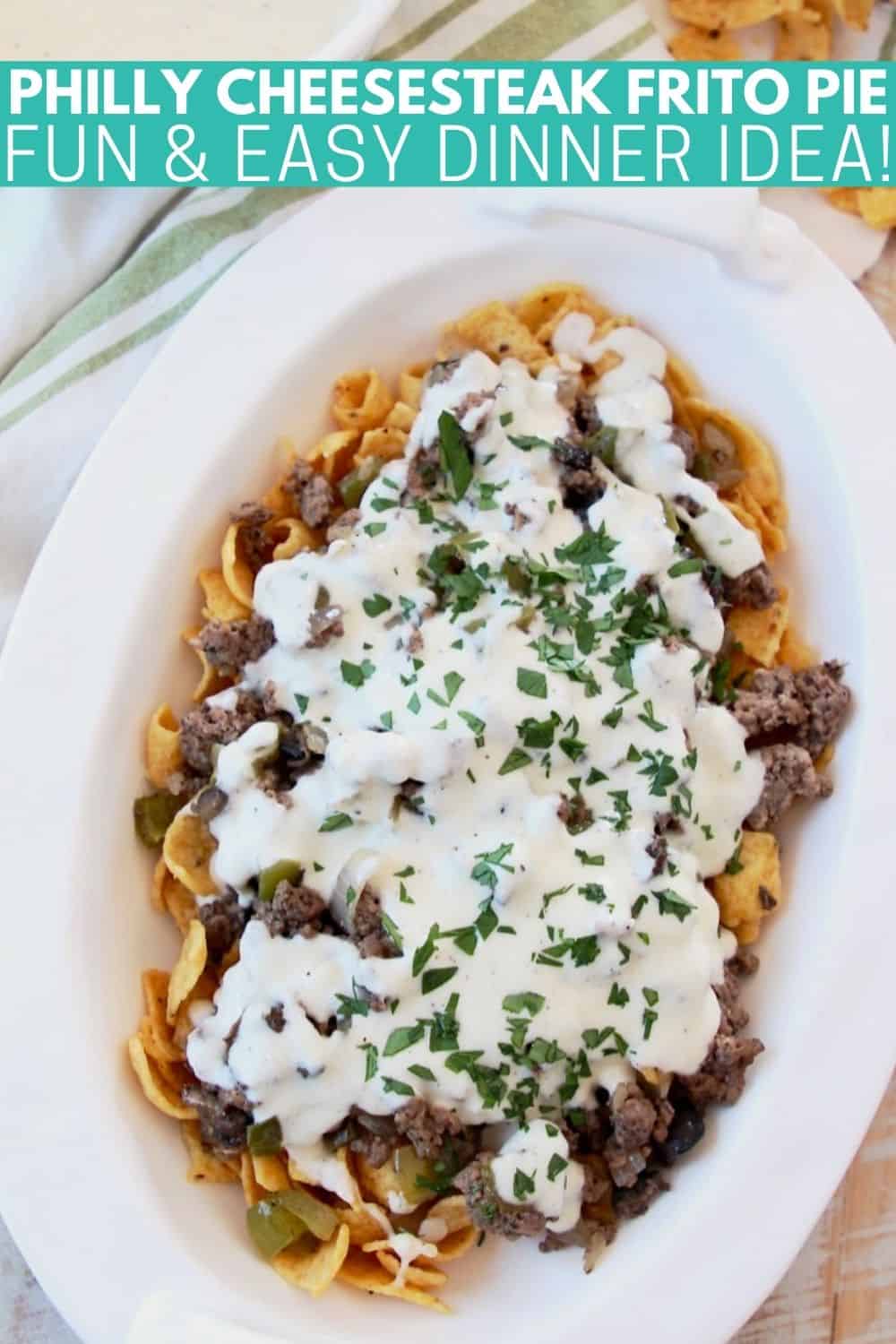 Philly Cheesesteak Frito Pie Recipe | WhitneyBond.com