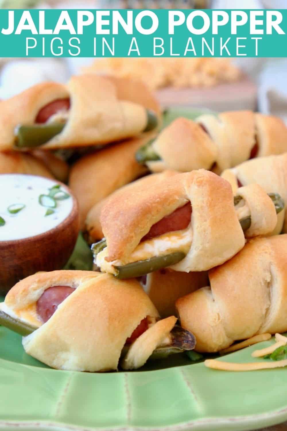 Pigs In A Blanket with Cheese & Jalapenos