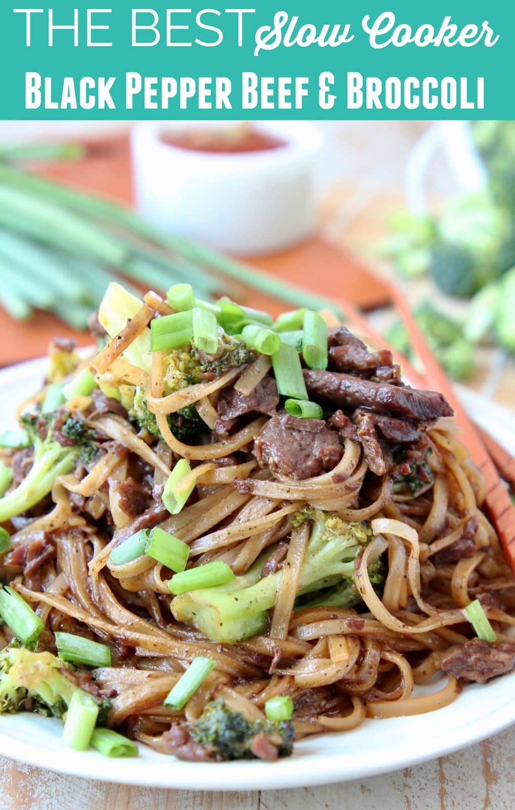 Black Pepper Beef and Broccoli Slow Cooker Recipe