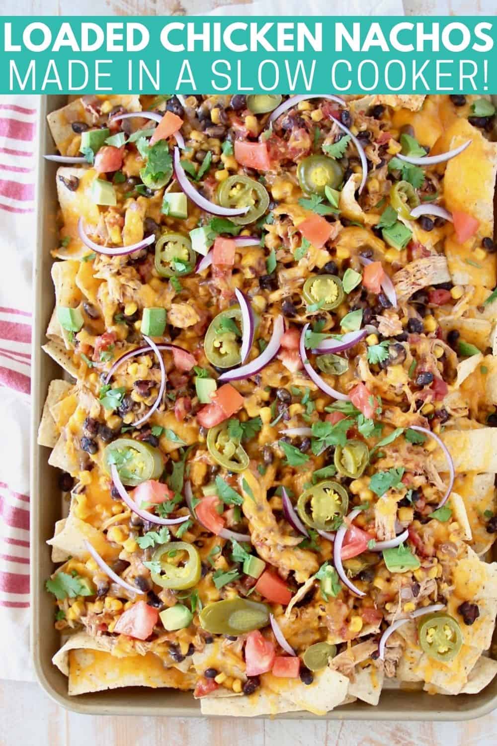 Chicken Nachos (Crock Pot Recipe)